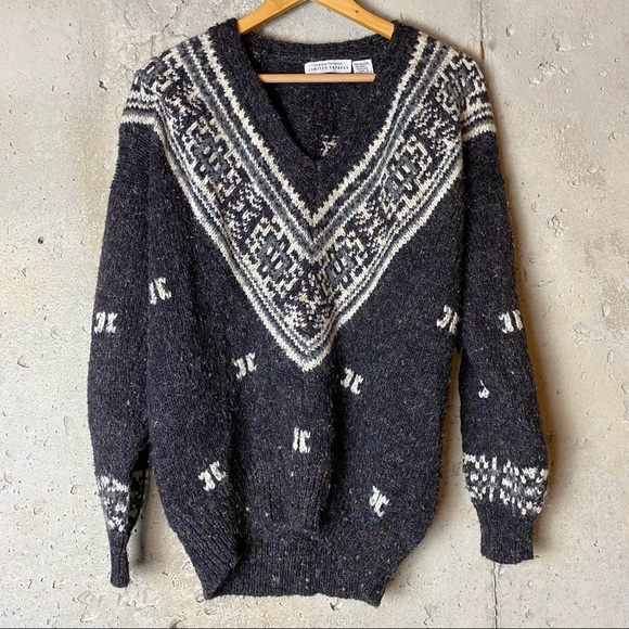 Vintage | Sweaters | Vintage Gray Black 